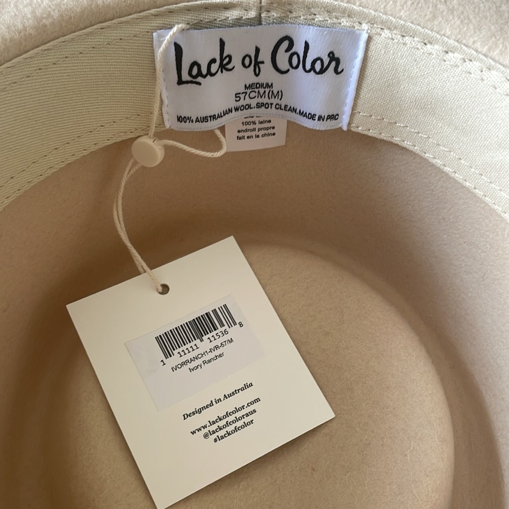 Lack of Color Ivory Rancher - Picture 11 of 12